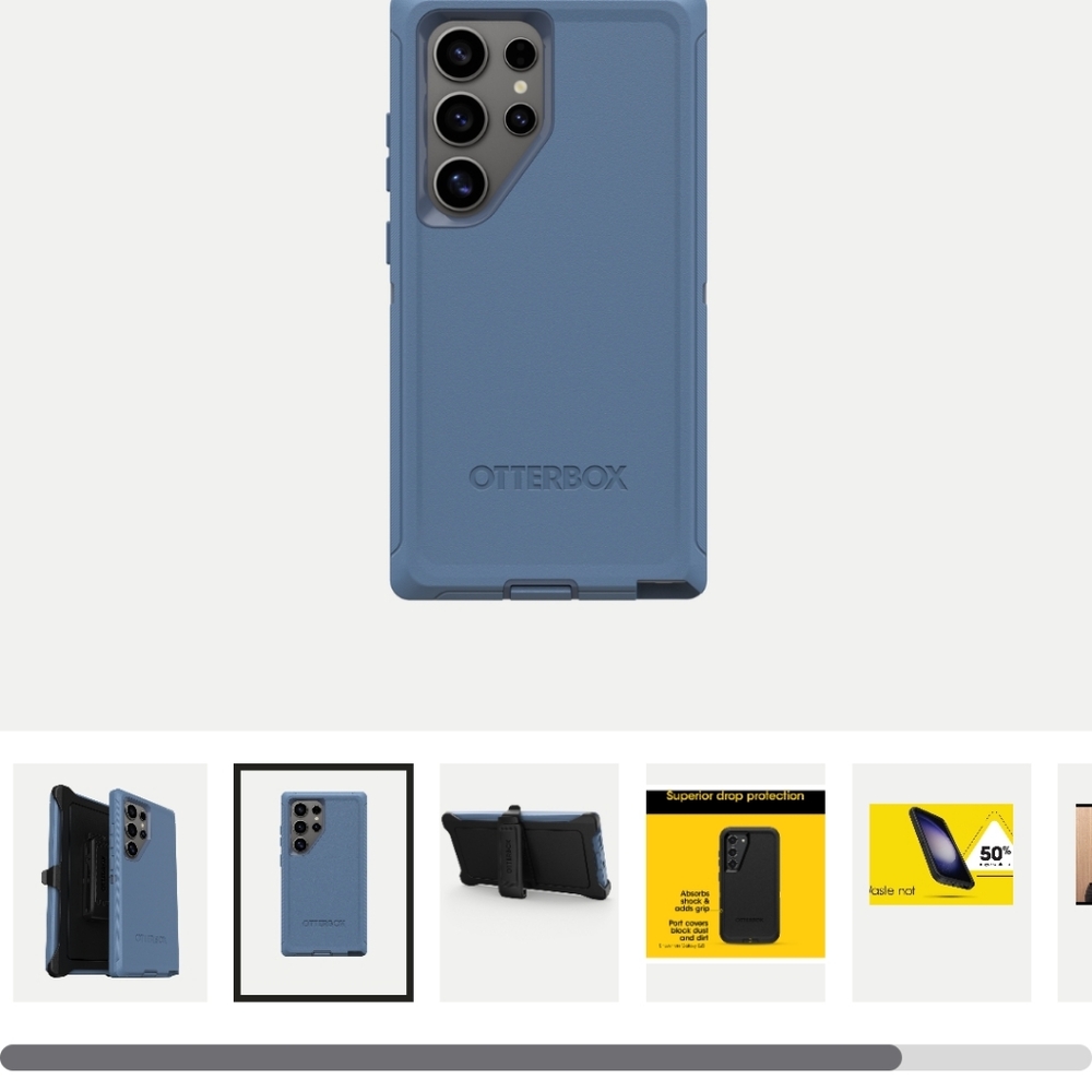 OtterBox Defender  Blue Case for Samsung Galaxy S24 - Picture 6 of 10